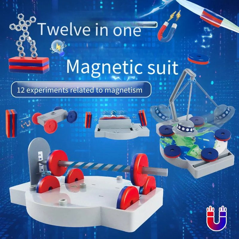 Magnet Science- 12 in 1 Physics Puzzle Science and Education Cutting-Edge Suspended Toy Set for STEM learning - Image 3