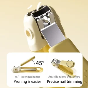 Baby Nail Trimmer, Kids Nail Clipper, Toe Nail Clipper Set With Magnifying Glass and Led Light, Manicure Led Magnifier Baby Nail Clipper