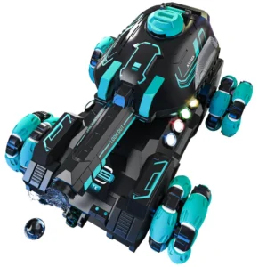Remote Control Tank Six-Wheel Stunt Car 2.4g Gesture Sensor Deformation Swing Arm Climbing Remote Control Car