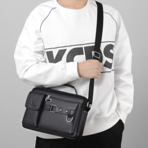 Men’s Pu Leather Shoulder Bag