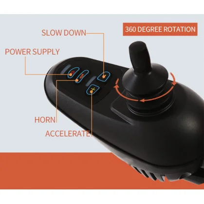 Mollik FJ-89 Electric Wheelchair | 150KG Capacity | Dual 250W Motor - Image 3