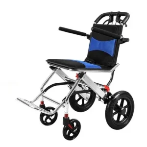 Portable Folding Manual Wheelchair | Ultra Lightweight Aluminum Alloy | Travel Friendly