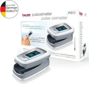 Beurer PO-30 Pulse Oximeter — Accurate Portable SpO2 & Pulse Monitor