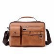 Men’s Pu Leather Shoulder Bag